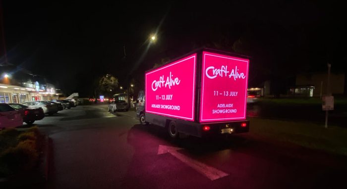 Dgitial-mobile-billboard-Adelaide-night